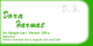 dora harmat business card
